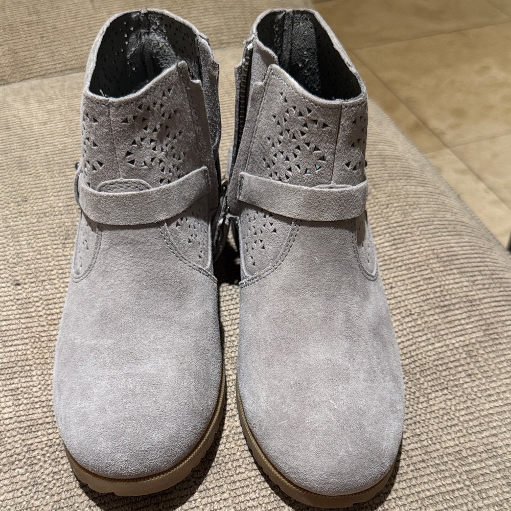 Teva Gray Ankle Boots